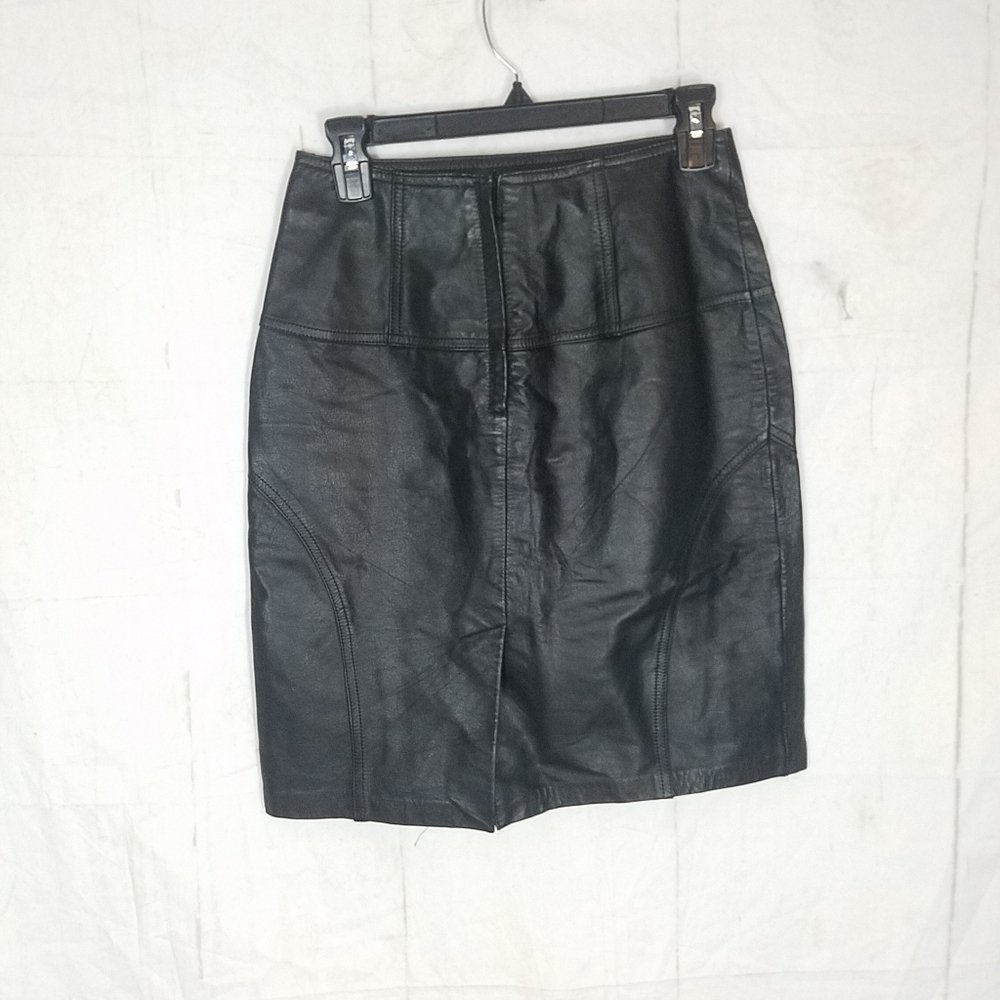 Avanti leather pencil skirt size 8 - Picture 2 of 8